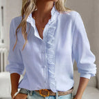 Marcelina - Elegant Polo Blouse