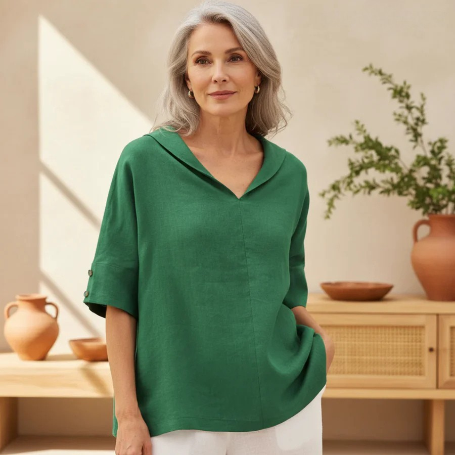 Mireina - Casual Loose-Fit Blouse