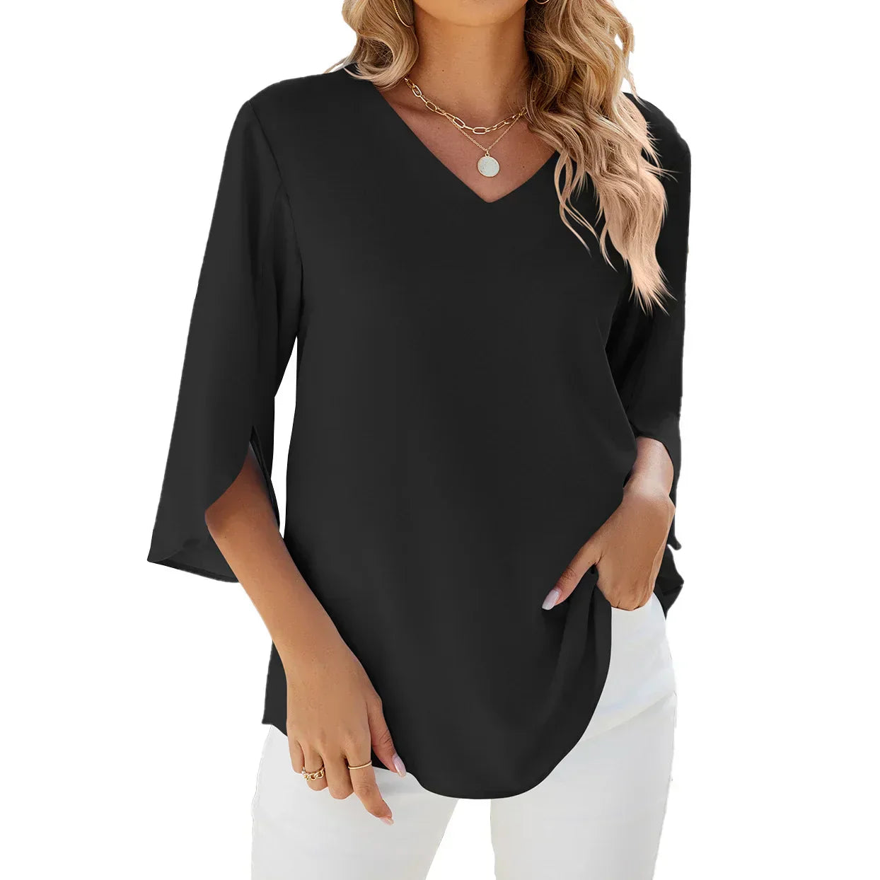 Esmira - V-neck blouse