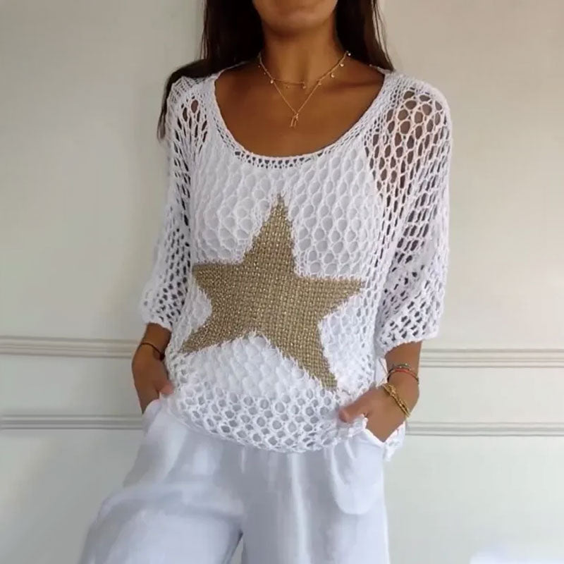 Zabrina - Starry Knit Top